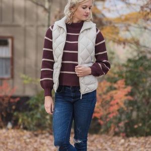 J. Crew Cream Excursion Vest